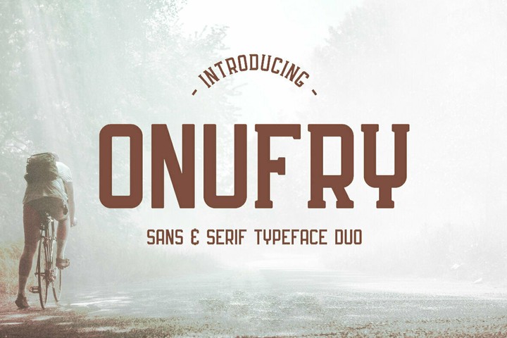 Пример шрифта Onufry